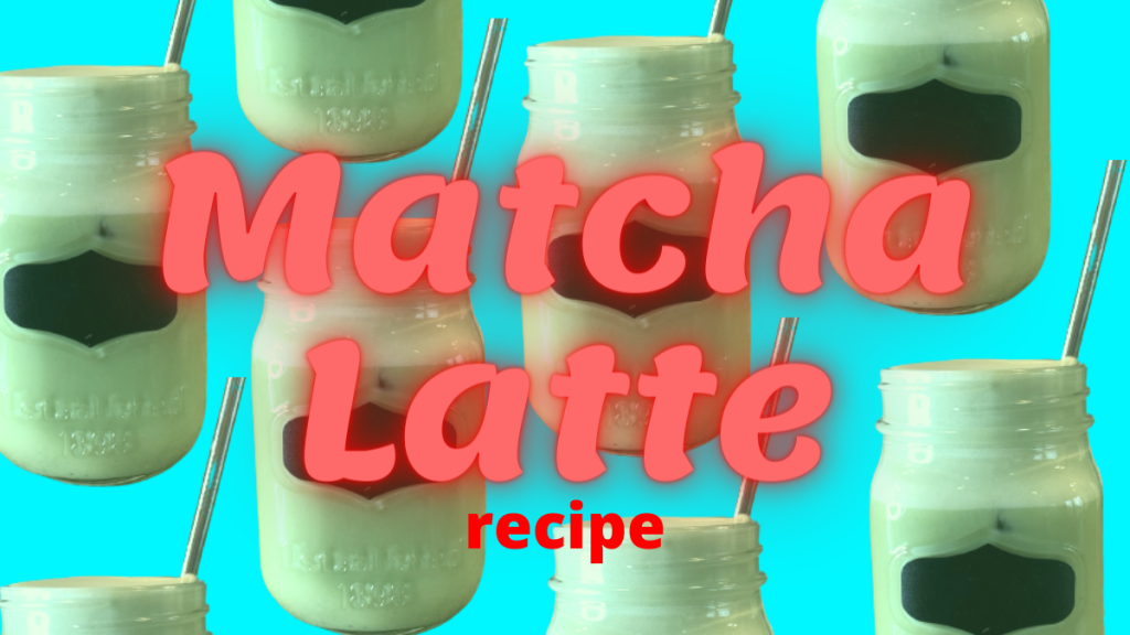 video preparing a matcha drink